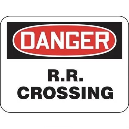 Accuform OSHA DANGER SAFETY SIGN RR FRR769DP FRR769DP